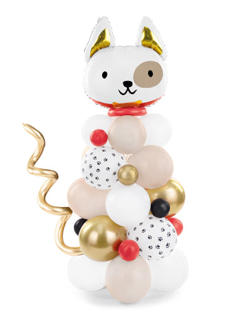 Kytice psích balónků 155 x 83 cm 64 dílná sada