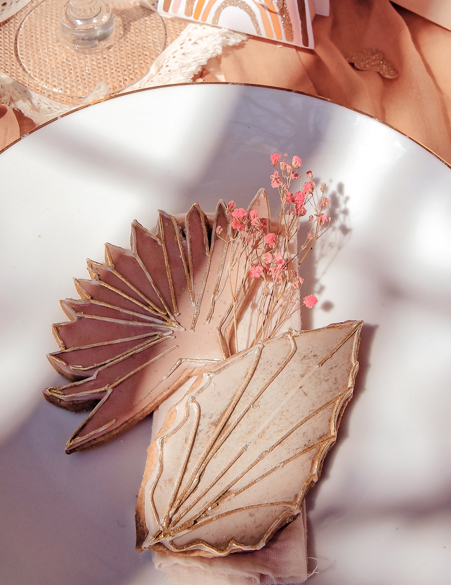 Kytice sušené růžové gypsophily 25g na ozdobu