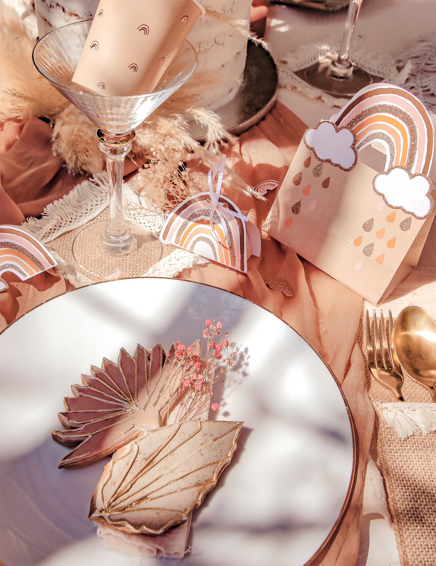 Kytice sušené růžové gypsophily 25g na ozdobu