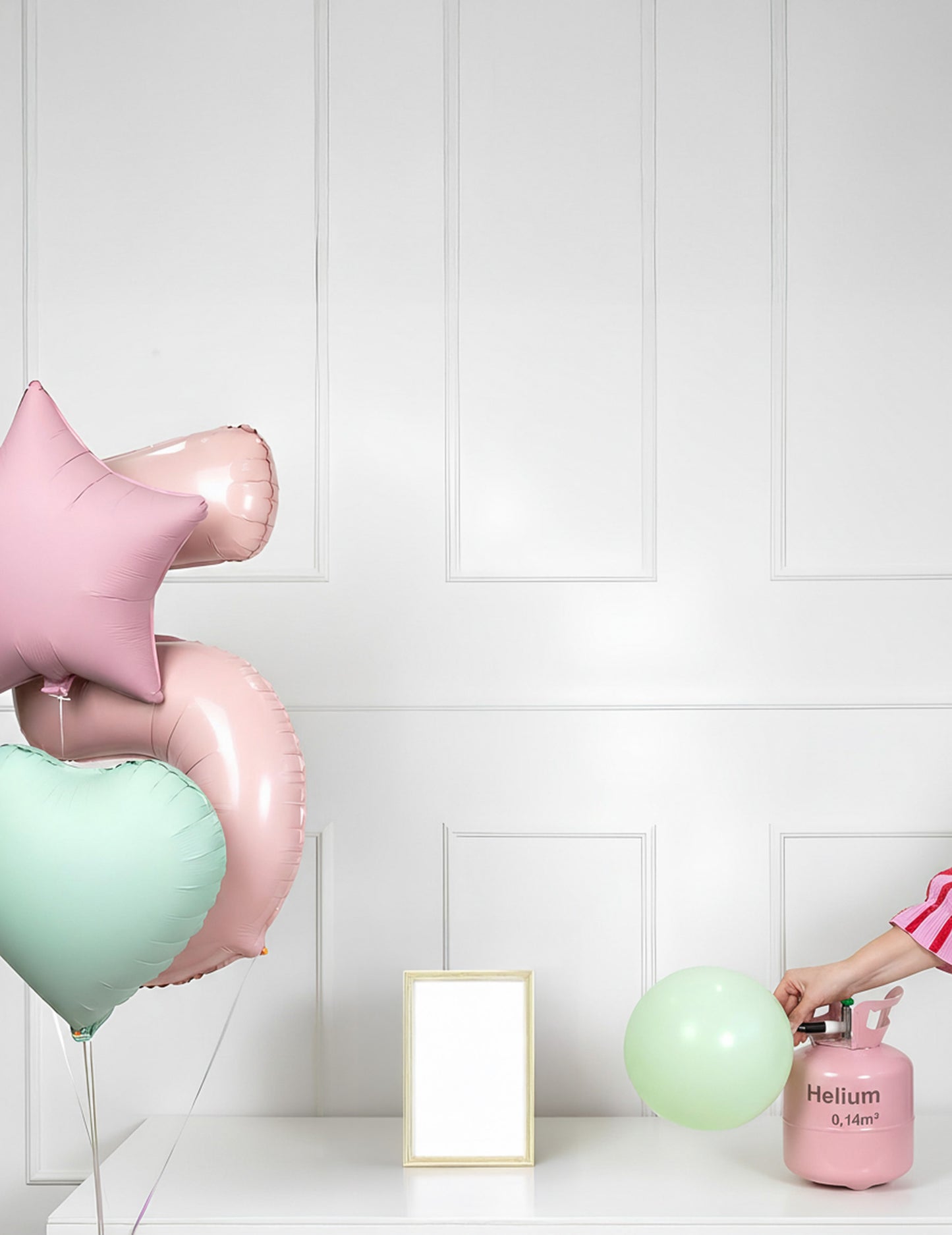 Heliová lahev až pro 20 balónků