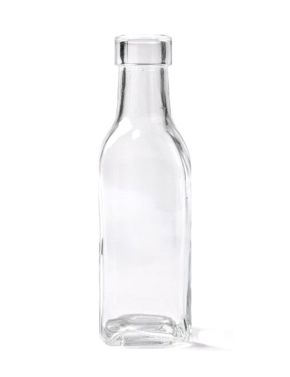Skleněná čtvercová láhev pro průhlednou dekoraci