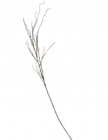 Třpytky vílí větve a zlaté flitry 125 cm matný efekt