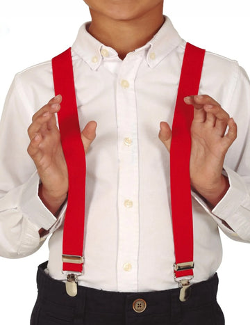 Dětské červené šle