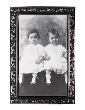 Halloweenový fotorámeček pro miminka s měnícími se obličeji 38 cm 