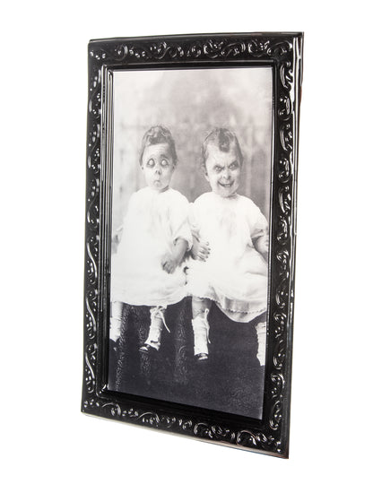 Halloweenový fotorámeček pro miminka s měnícími se obličeji 38 cm 