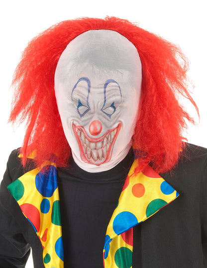 Clown Hood s Halloweenskými vlasy