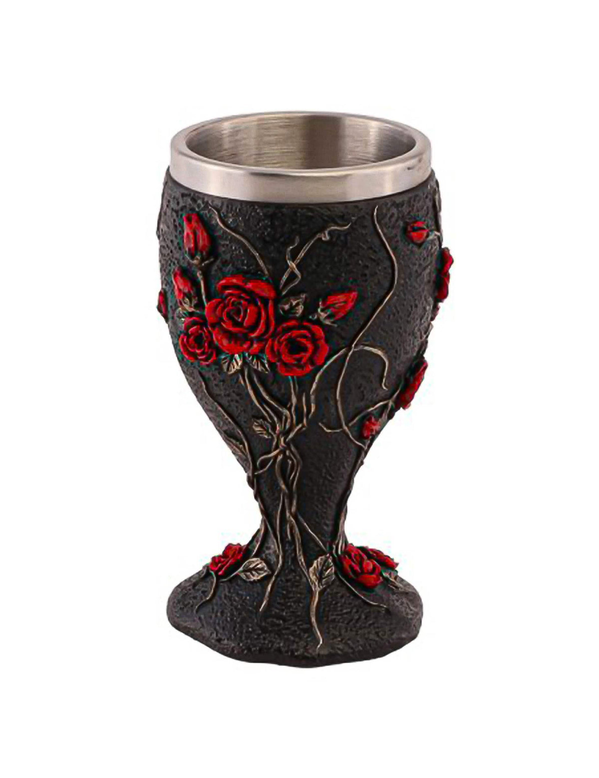 Dekorativní kalich z pryskyřice v gotickém stylu 7 x 7 x 14,5 cm