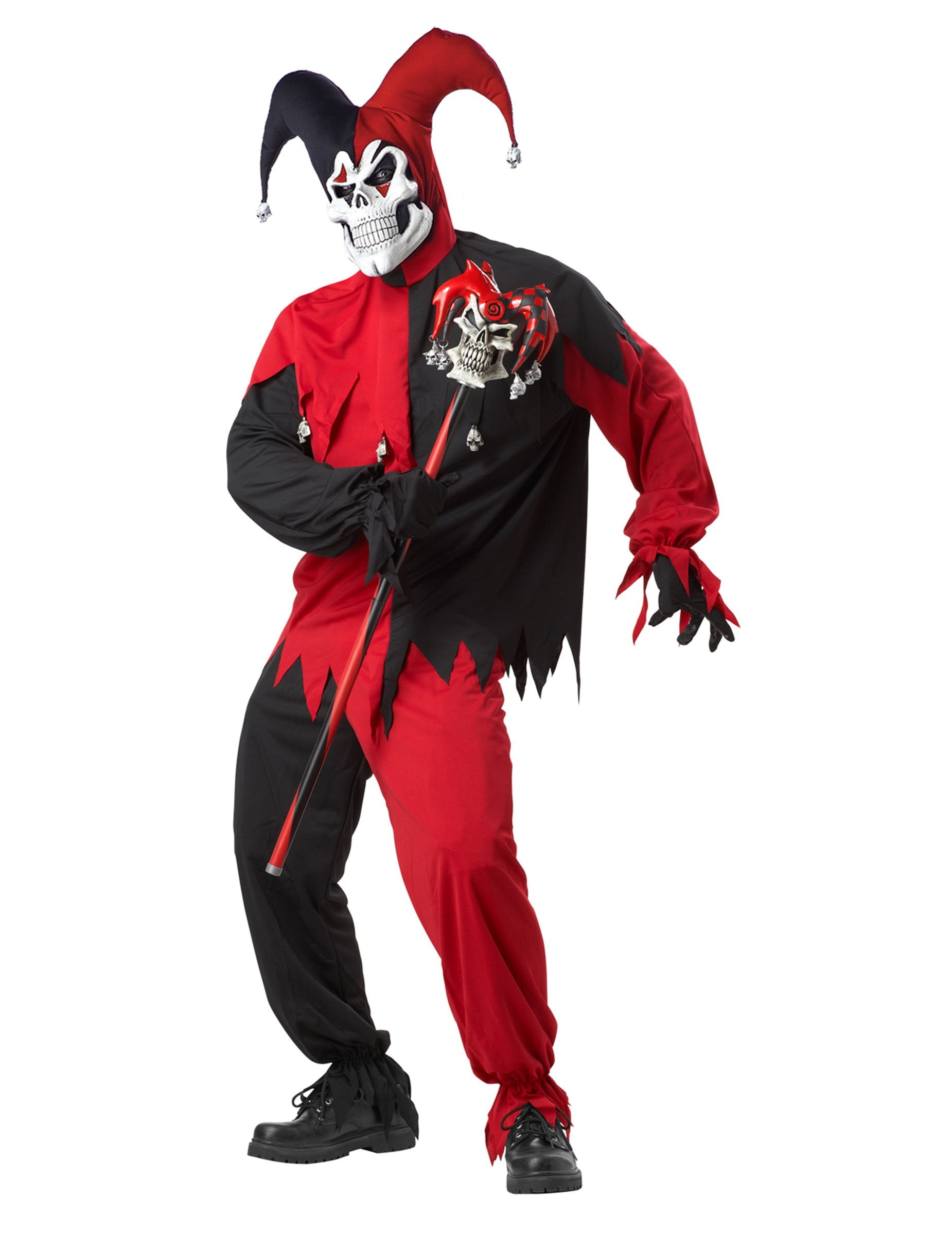 Mise en situation de la canne du bouffon pour adulte