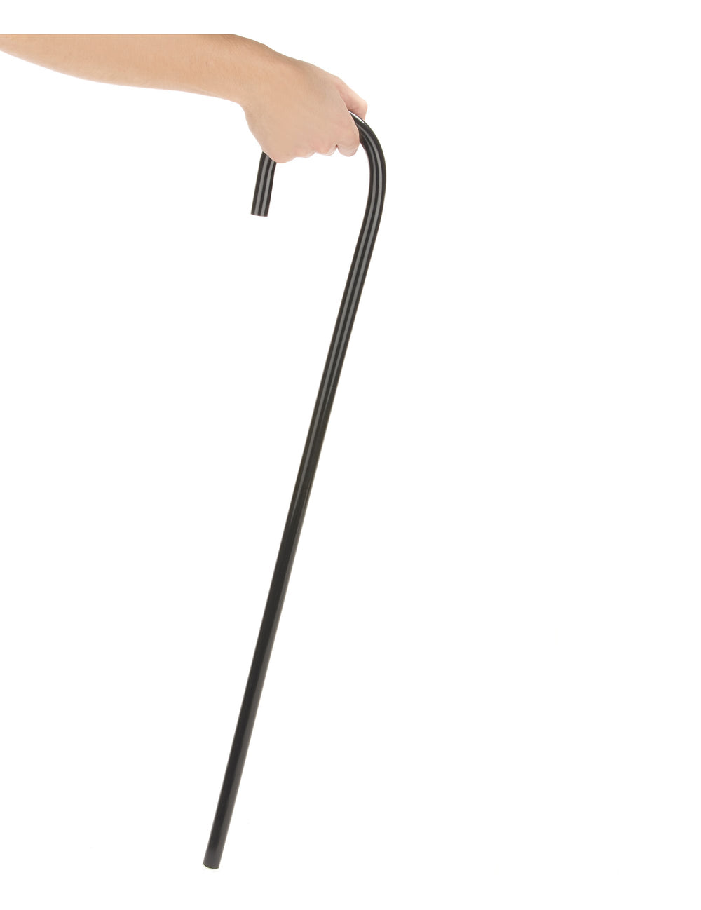 Mise en situation de la canne pour adulte noire