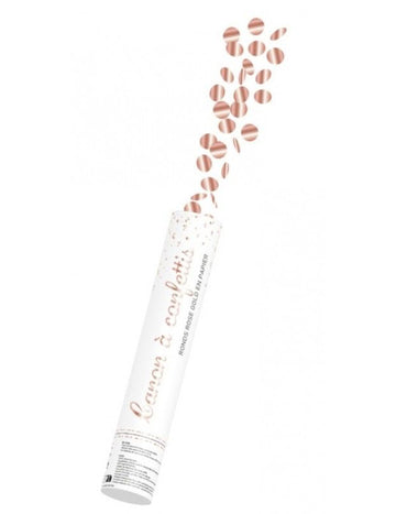 Canon à confettis rose gold 28 cm