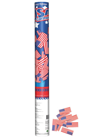 60cm konfetové dělo s vlajkou USA