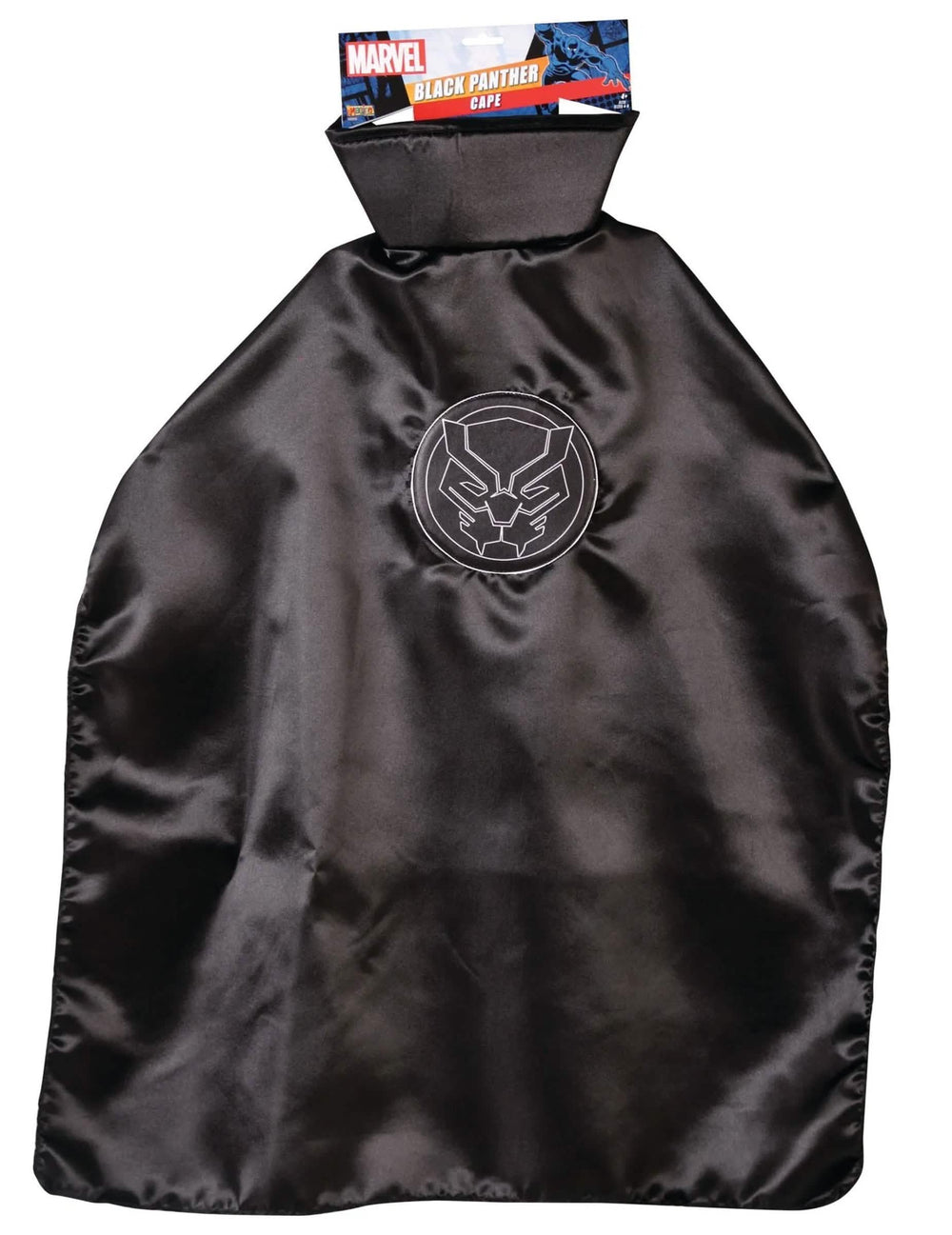 Pohled zezadu na plášť Black Panther