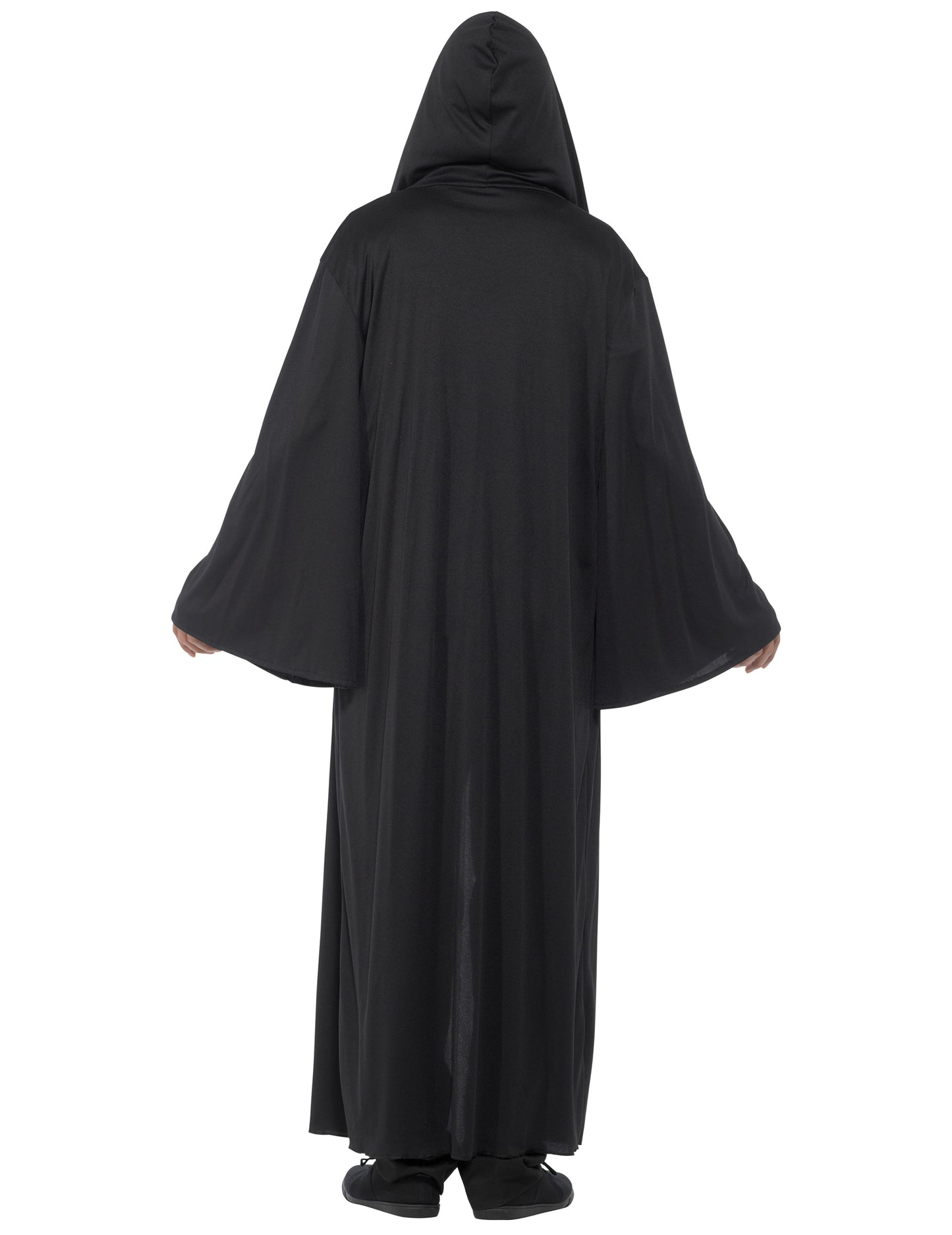 Vue de dos de la cape longue à capuche Halloween