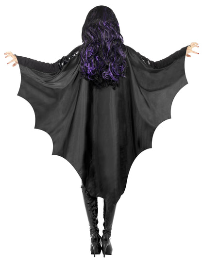 Vue de dos de la cape chauve-souris