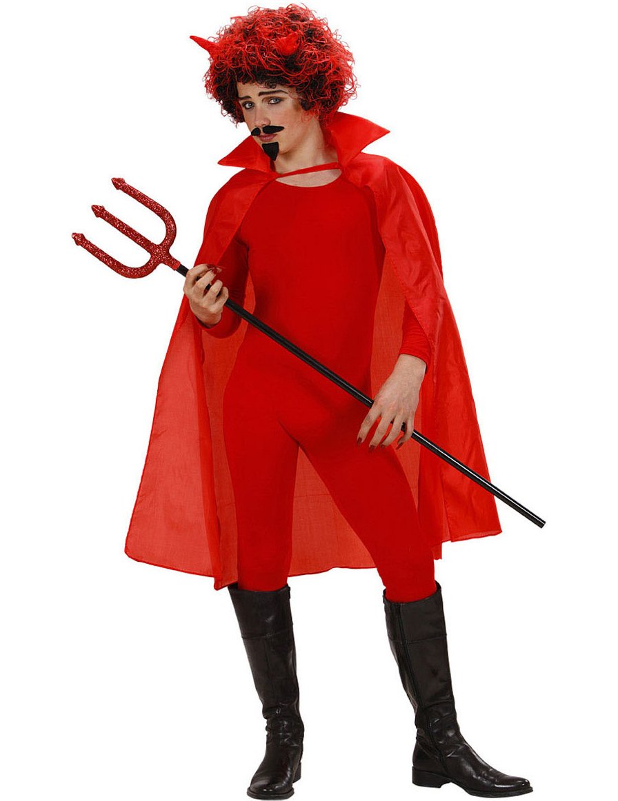 Dětský červený plášť s límcem