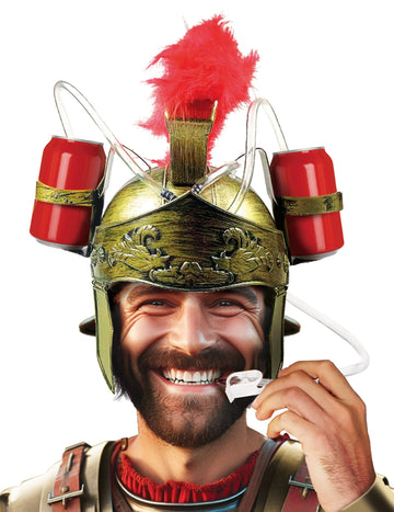 Casque anti-soif gladiateur adulte