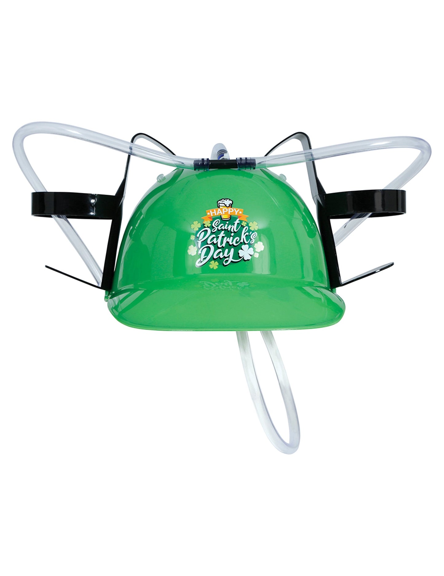 Zelená přilba proti žízni na Den svatého Patrika pro dospělé 