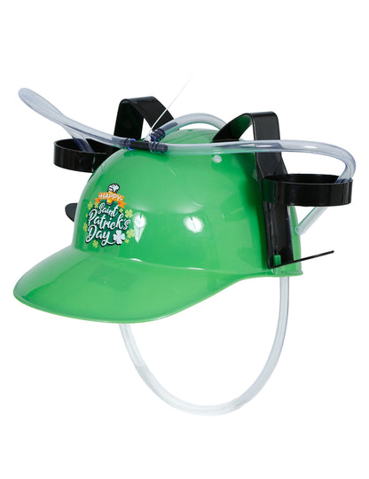 Zelená přilba proti žízni na Den svatého Patrika pro dospělé 