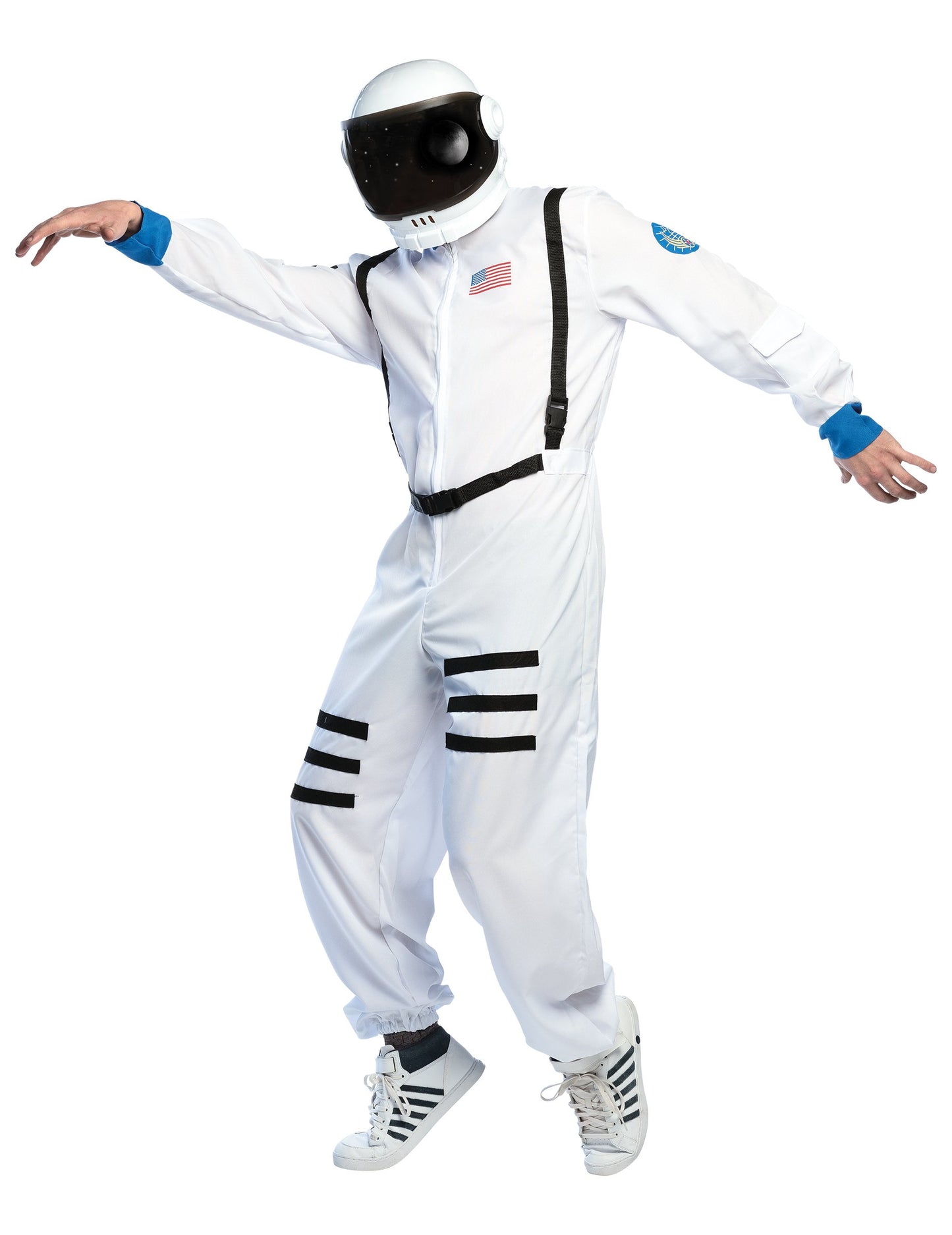 Dospělá bílá astronautská helma