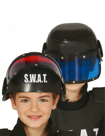 Dětská helma SWAT s kšiltem