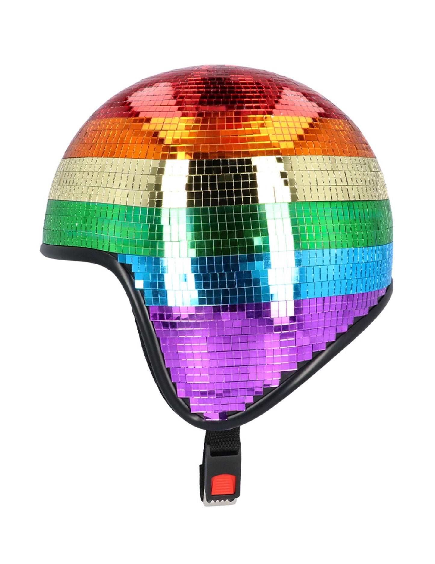 Duhová diskokoule helma pro dospělé 