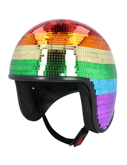 Duhová diskokoule helma pro dospělé 