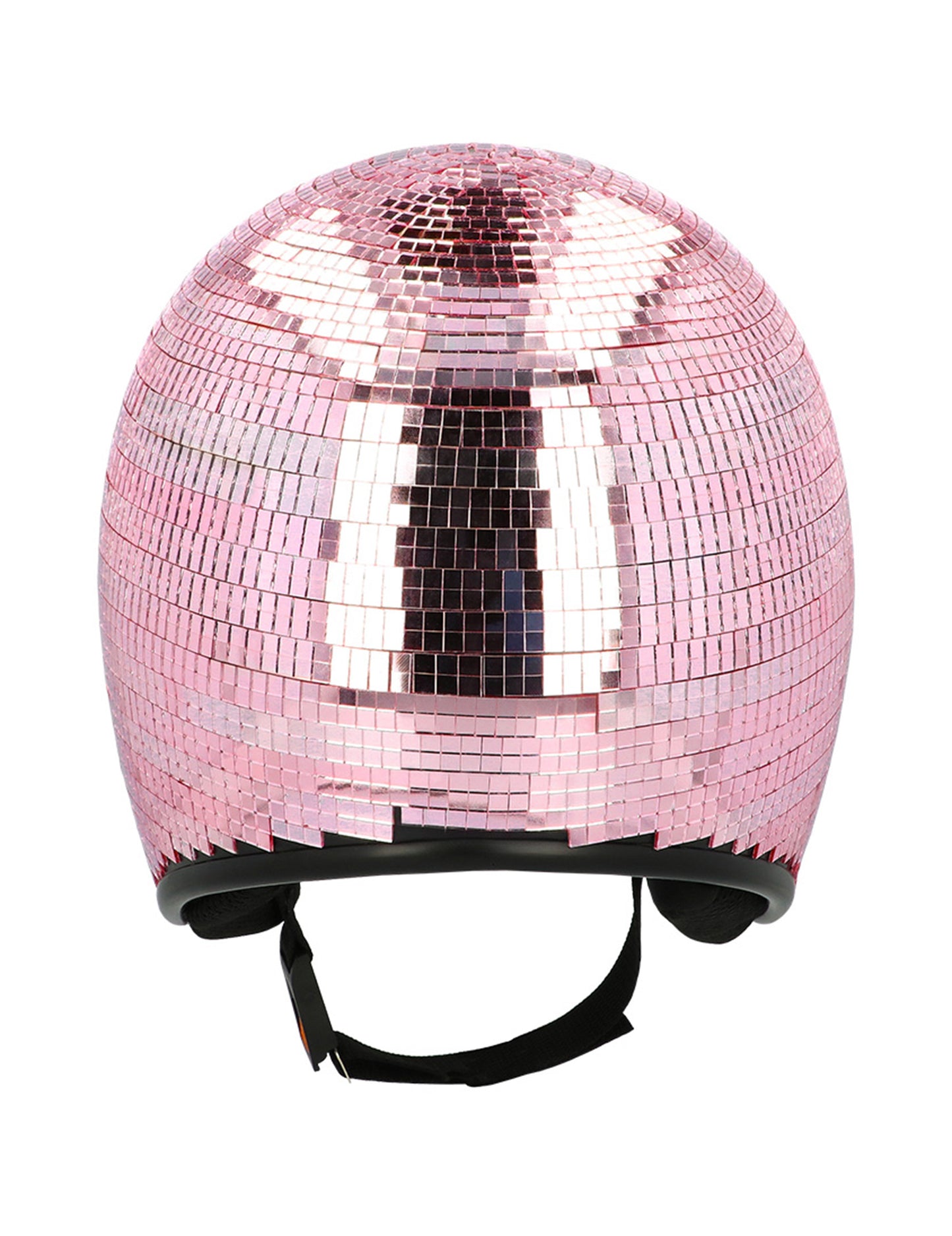 Růžová disco koule pro dospělé s helmou