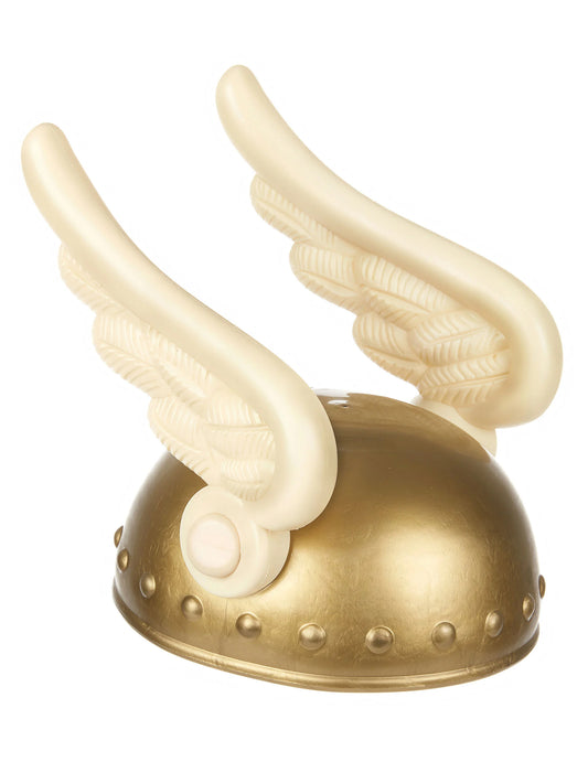 Vue de profil du casque gaulois pour adulte