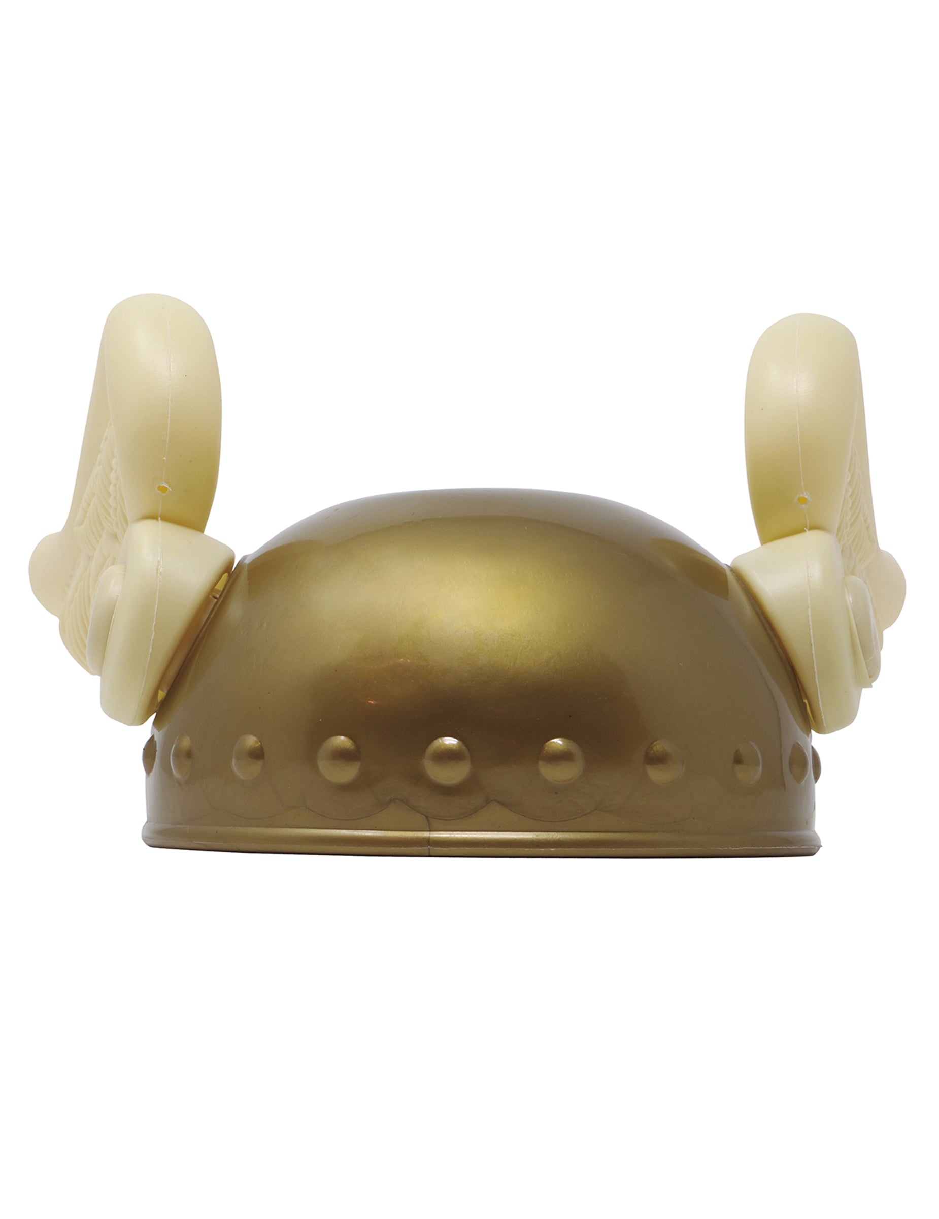 Vue de dos du casque gaulois avec ailes