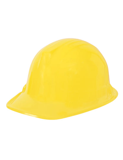 Bauarbeiter-Helm für Erwachsene gelb