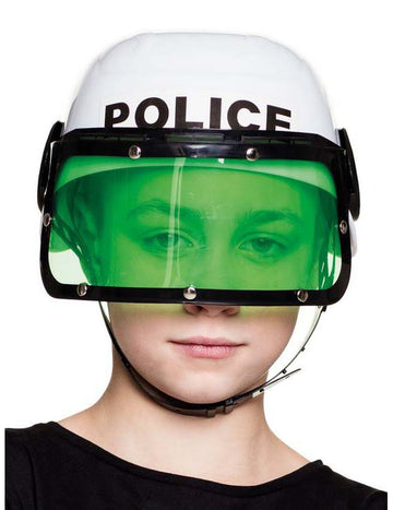 Dětská bílá policejní helma