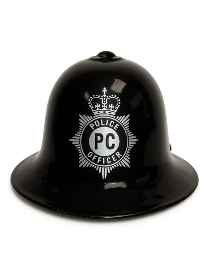 Vue de face du casque policier anglais