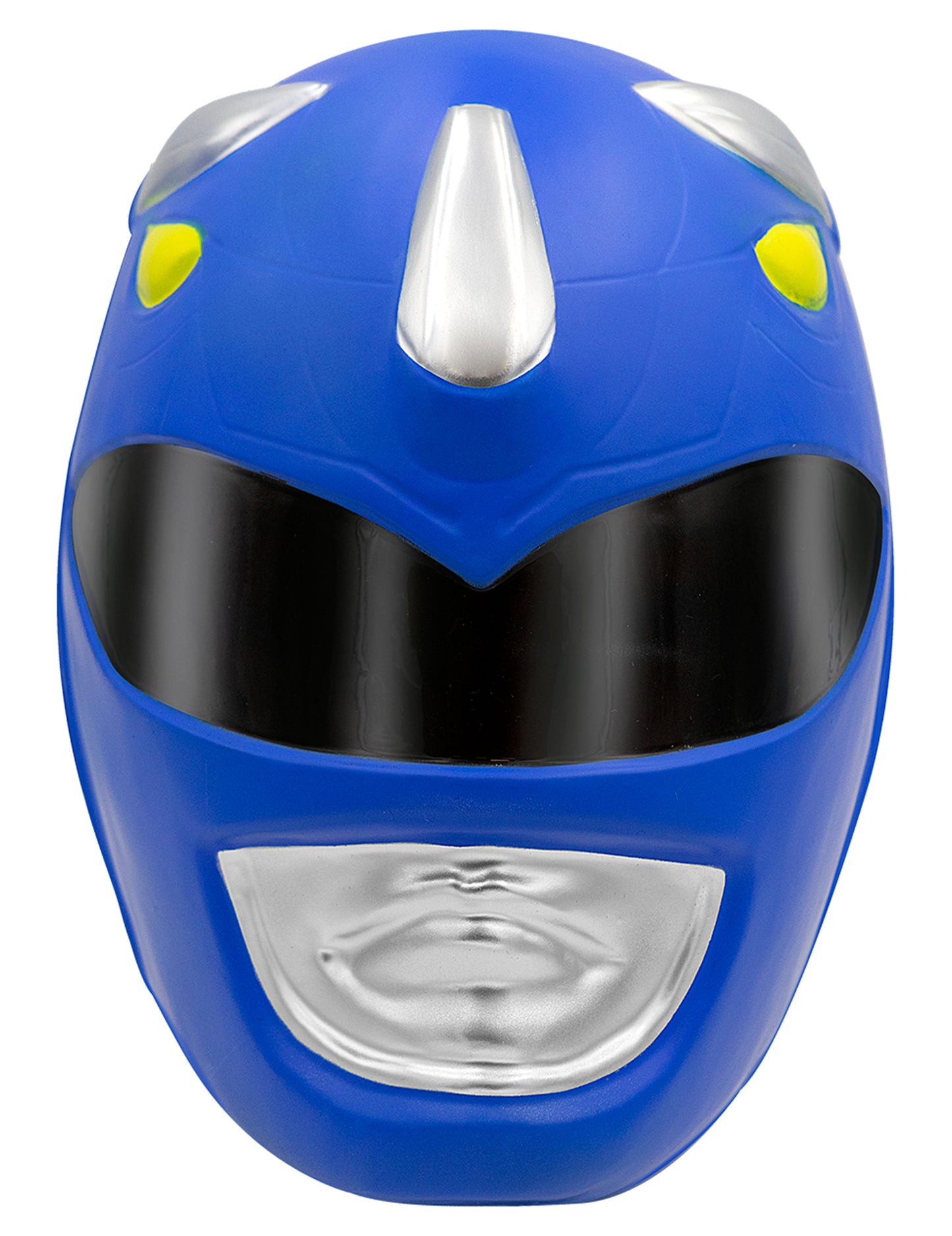 Vue de face du casque Power Ranger
