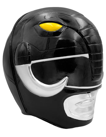 Dospělá černá helma Power Rangera