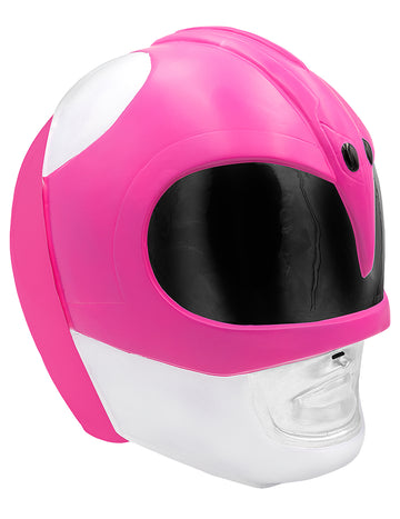 Růžová helma Power Rangera pro dospělé