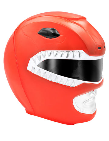 Dospělá červená helma Power Rangera