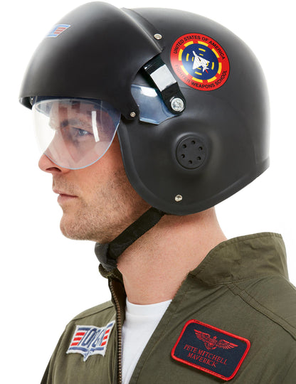 Top Gun Deluxe Black Adult Helma