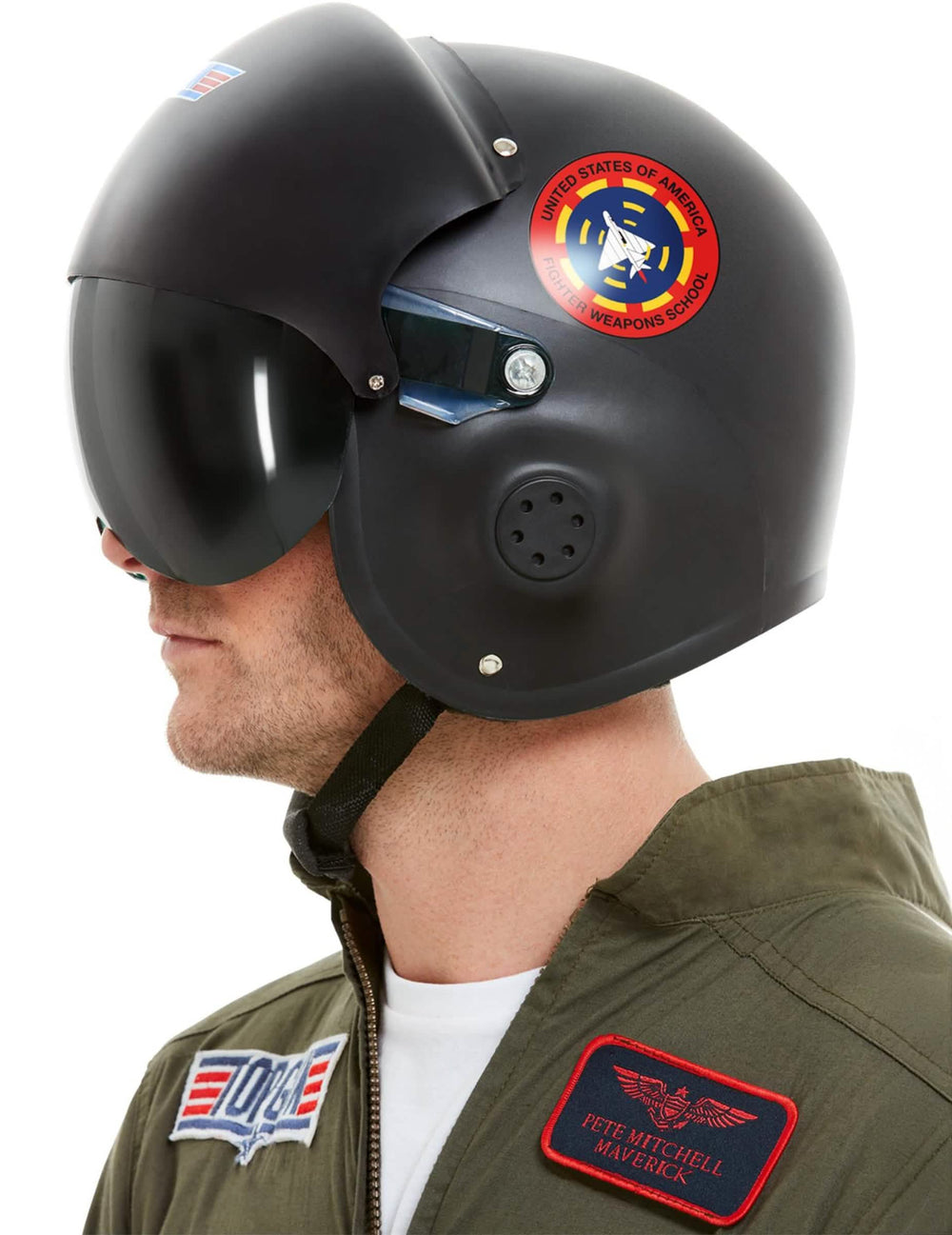 Boční pohled na přilbu Top Gun™ Deluxe