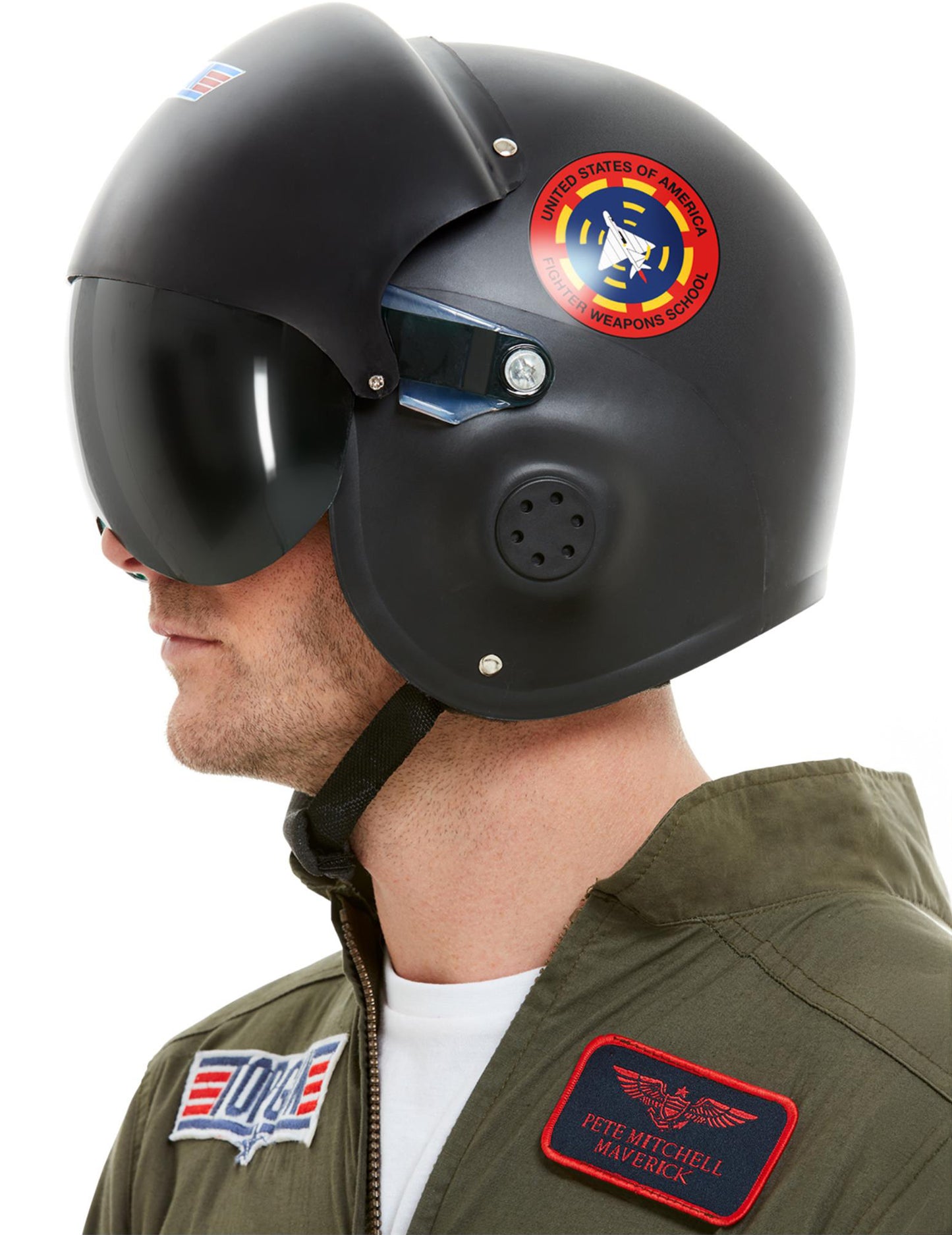 Top Gun Deluxe Black Adult Helma