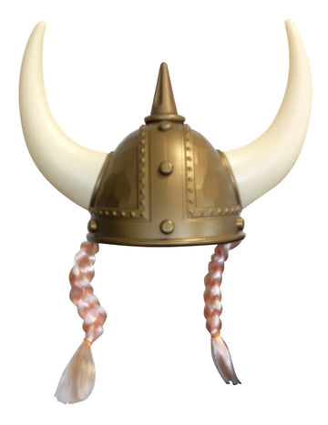 Vikingská helma s copánky pro dospělé