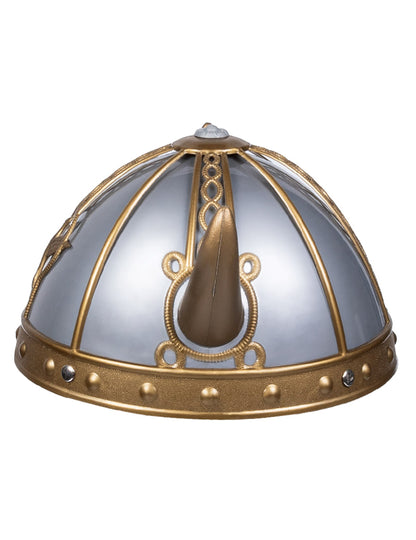 Vue de profil du casque viking pour enfant