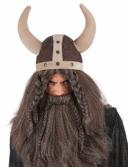 Dospělá hnědá flexibilní helma Viking