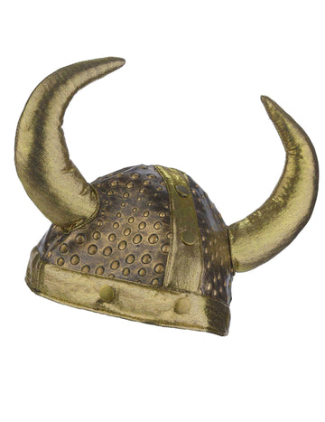 Měkká vikingská helma pro dospělé s kovovou povrchovou úpravou