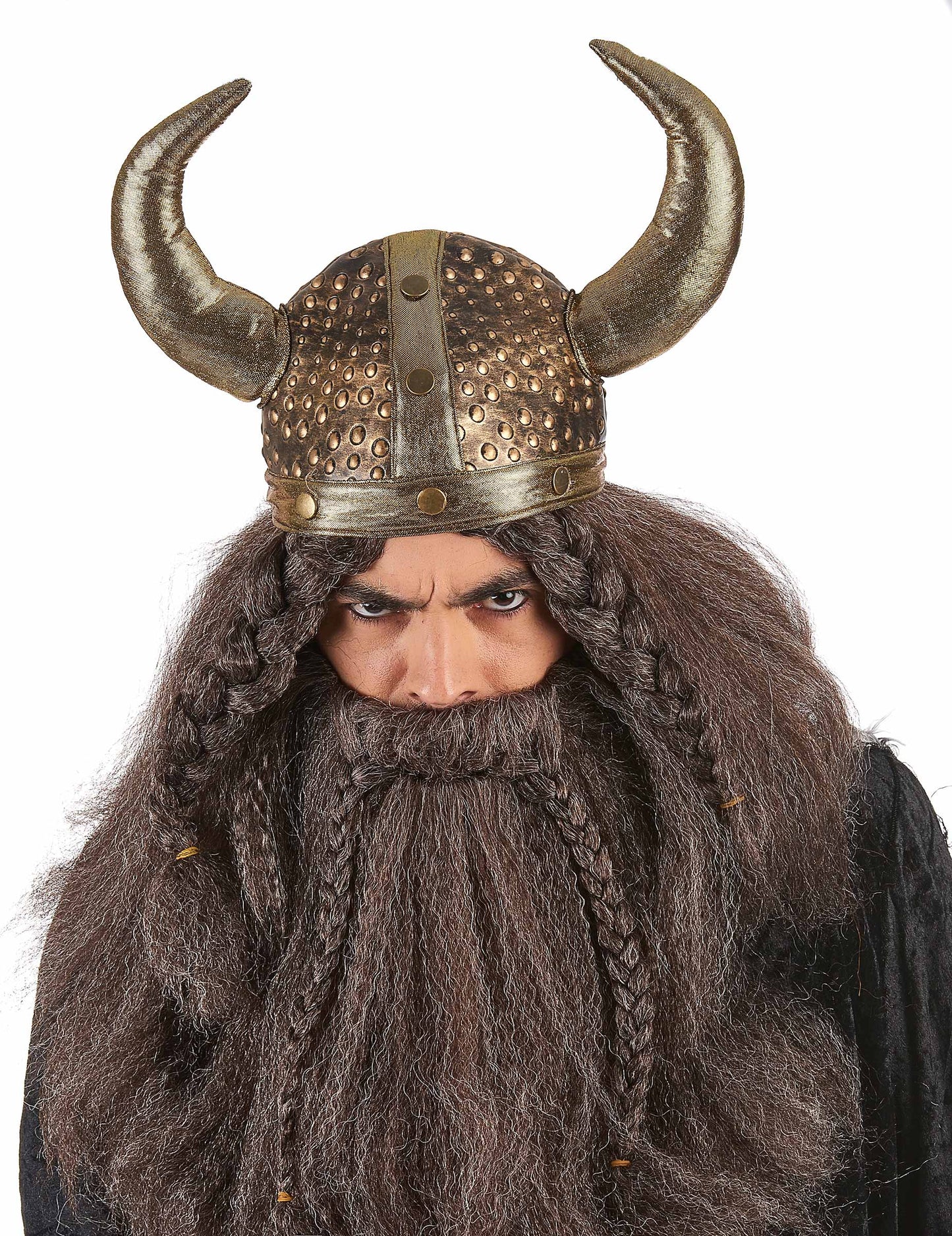 Kovová vikingská helma pro dospělé