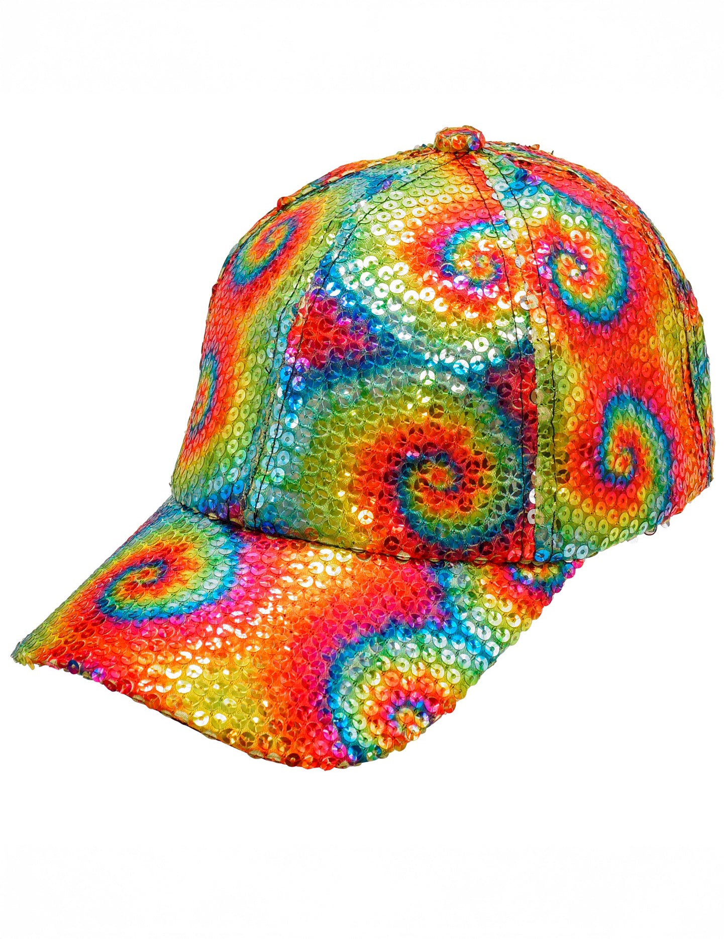 Flitrovaná čepice pro dospělé s batikovaným vzorem