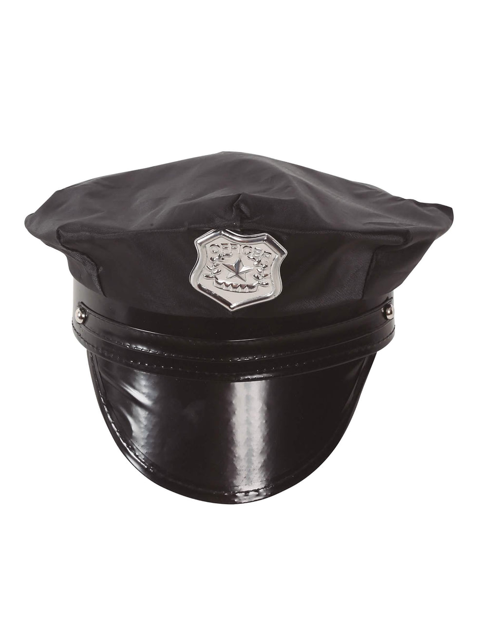 Čelní pohled na policejní čepici pro dítě