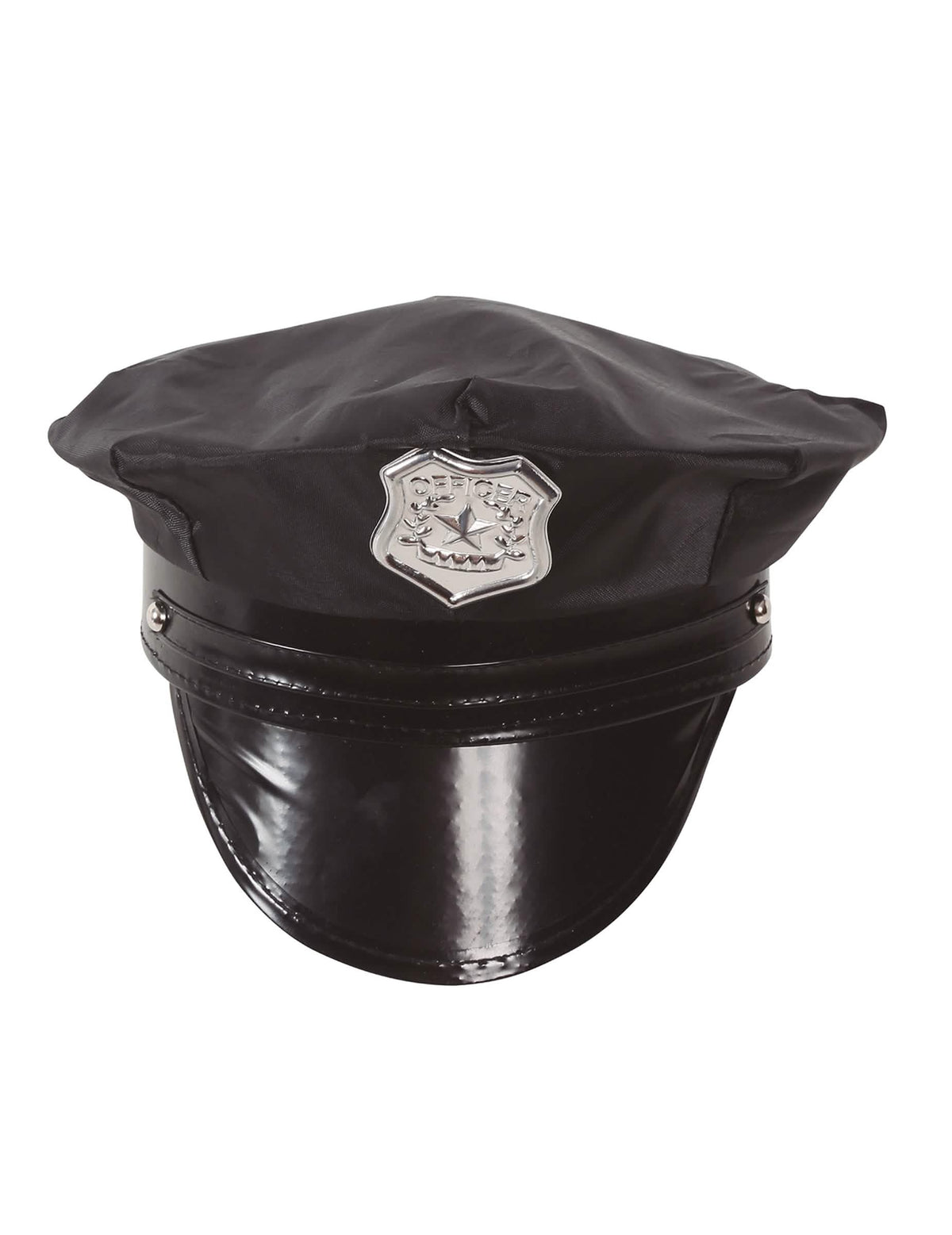 Čelní pohled na policejní čepici pro dítě