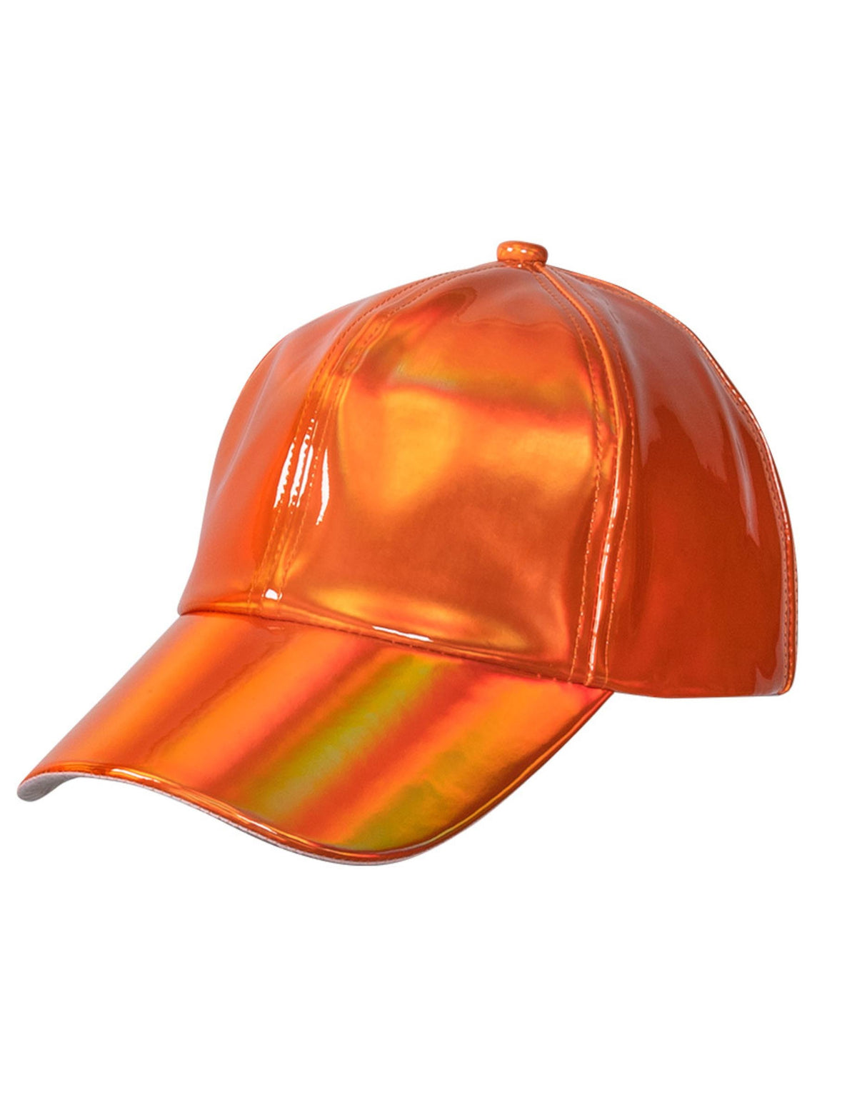 Vue de profil de la casquette holographique pour adulte