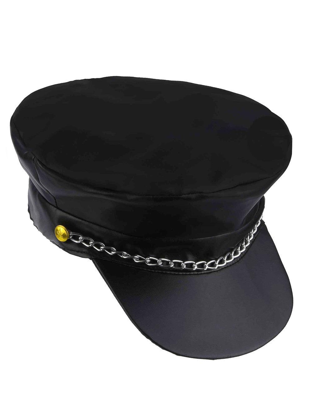 Vue de profil de la casquette de motard