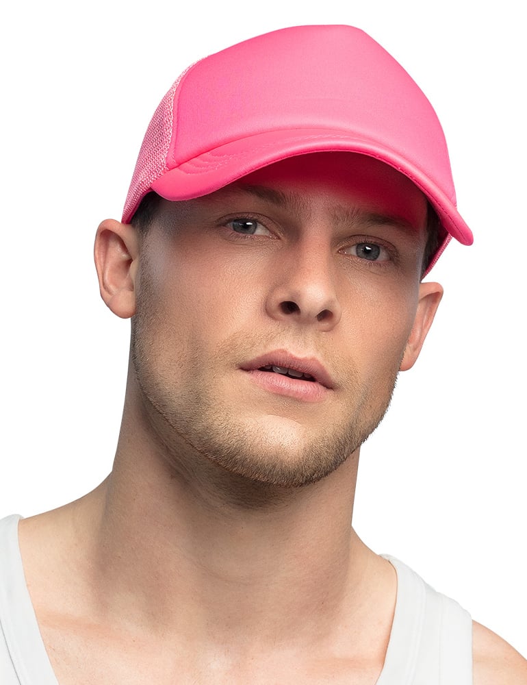 Casquette rose fluo pour adulte rose fluo
